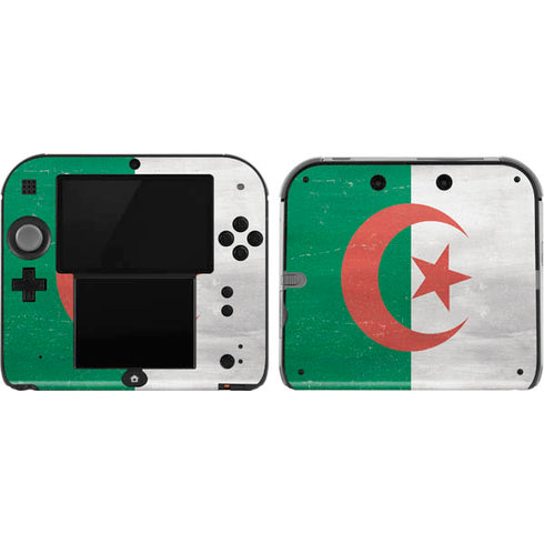 Algeria Flag Distressed Nintendo 2DS Skin