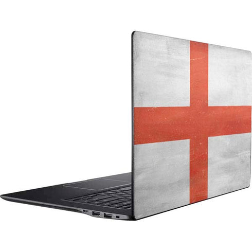England Flag Distressed Ativ Book 9 (15.6in 2014) Skin