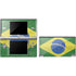 Brazil Flag Distressed Nintendo Skins