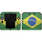 Brazil Flag Distressed Nintendo 2DS Skin