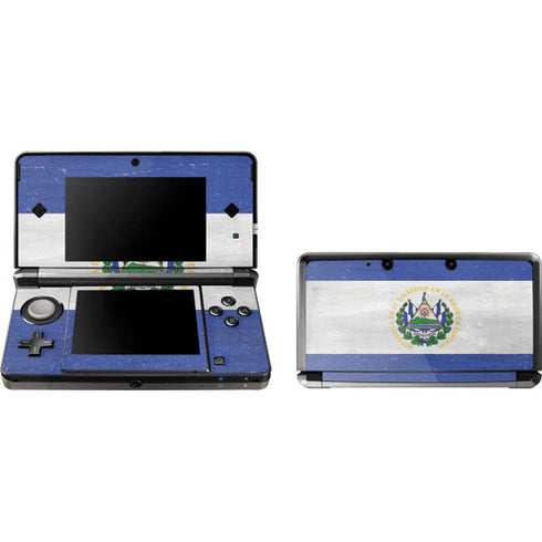 El Salvador Flag Distressed Nintendo Skins