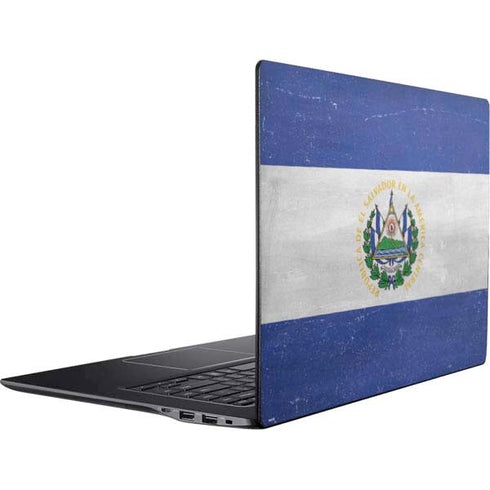 El Salvador Flag Distressed Ativ Book 9 (15.6in 2014) Skin