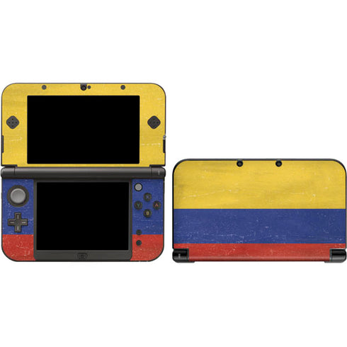 Colombia Flag Distressed Nintendo Skins