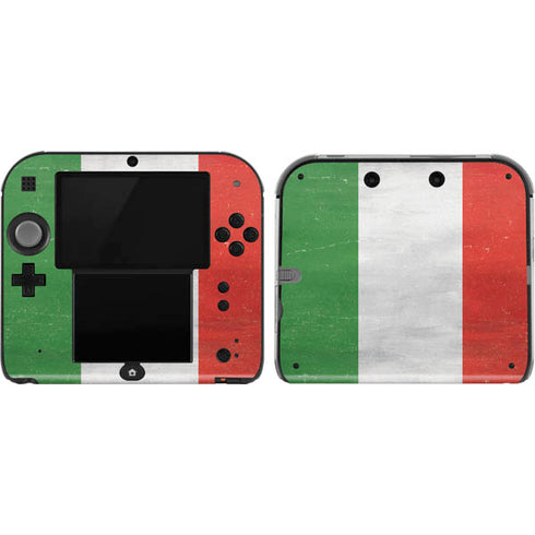 Italy Flag Distressed Nintendo 2DS Skin