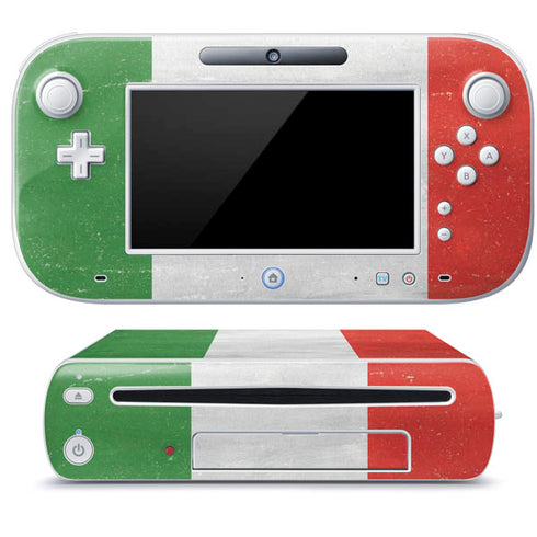 Italy Flag Distressed Wii U (Console + 1 Controller) Skin
