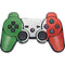Italy Flag Distressed PS3 Dual Shock wireless controller Skin