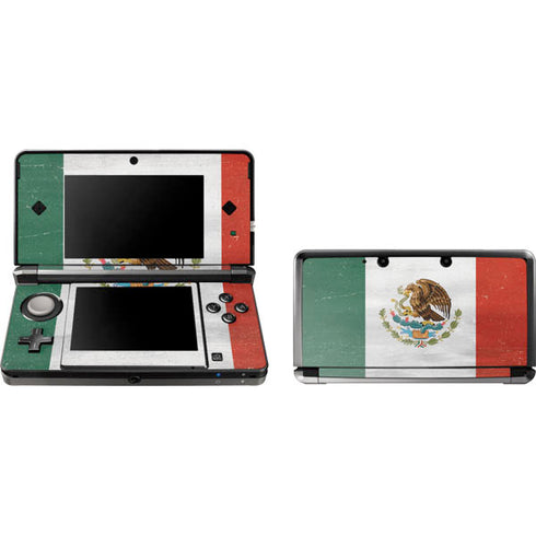 Mexico Flag Distressed Nintendo Skins