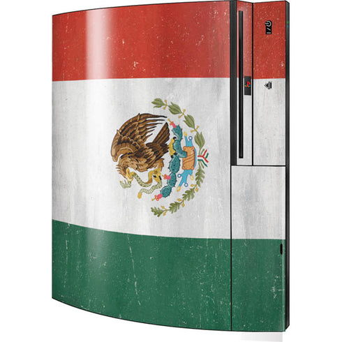 Mexico Flag Distressed Playstation 3 & PS3 Skin