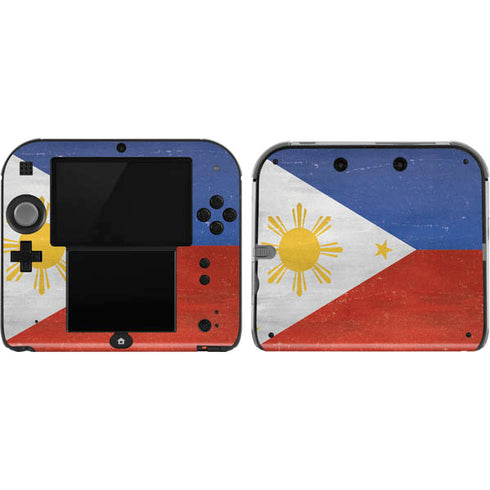 Philippines Flag Distressed Nintendo Skins