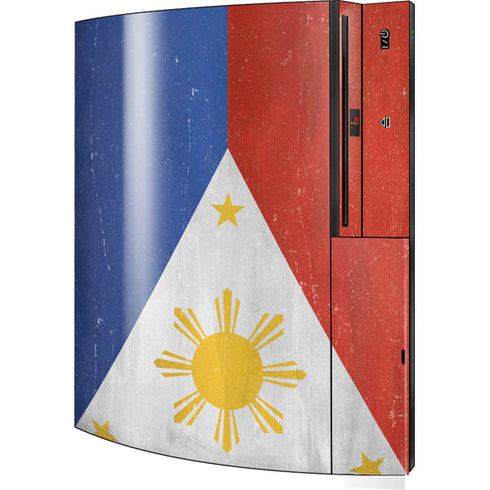 Philippines Flag Distressed Playstation 3 & PS3 Skin