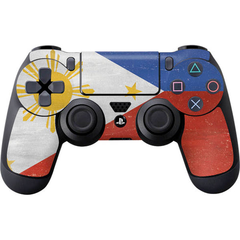 Philippines Flag Distressed PlayStation PS4 Skins