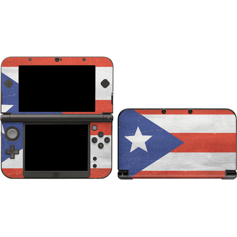 Puerto Rico Flag Distressed Nintendo Skins