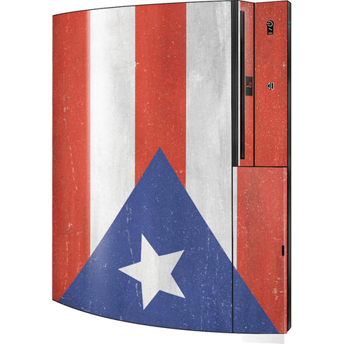 Puerto Rico Flag Distressed Playstation 3 & PS3 Skin