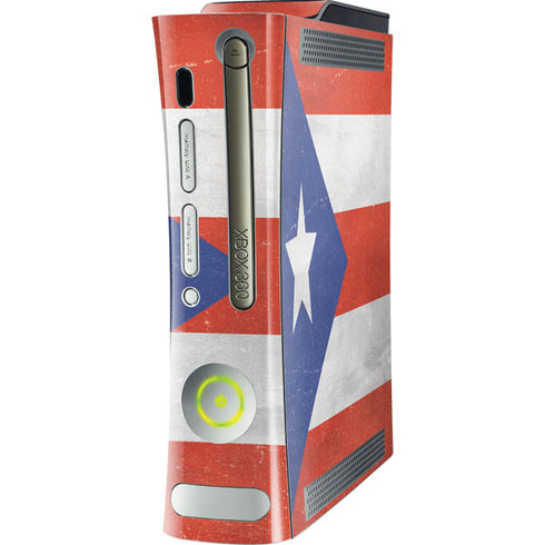Puerto Rico Flag Distressed Xbox 360 (Includes HDD) Skin