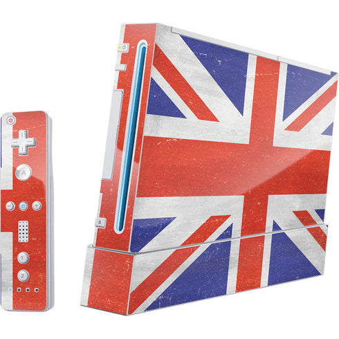 United Kingdom Flag Distressed Nintendo Skins