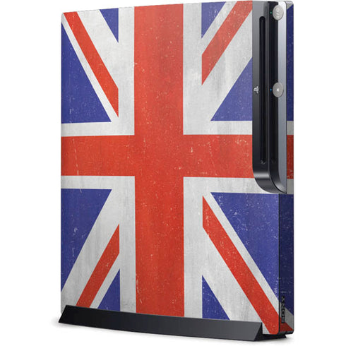 United Kingdom Flag Distressed Playstation 3 & PS3 Slim Skin