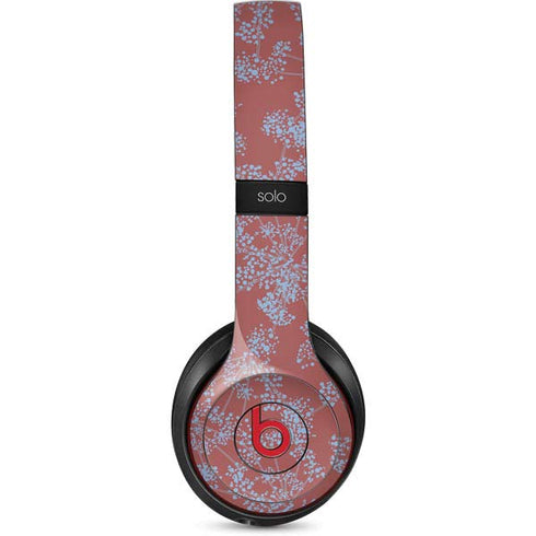 Airy Blue Floral Beats Solo 3 Wireless Skin