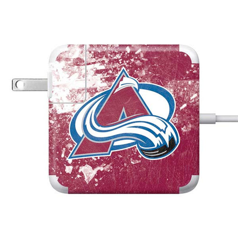 NHL Colorado Avalanche Frozen 85W Power Adapter (15 and 17 inch MacBook Pro Charger) Skin