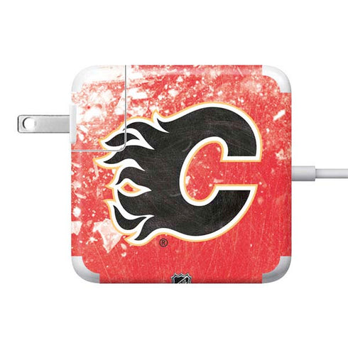 NHL Calgary Flames Frozen 85W Power Adapter (15 and 17 inch MacBook Pro Charger) Skin
