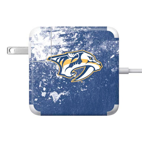 NHL Nashville Predators Frozen 85W Power Adapter (15 and 17 inch MacBook Pro Charger) Skin