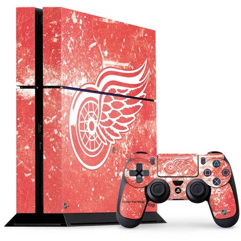 NHL Detroit Red Wings Frozen PlayStation PS4 Skins