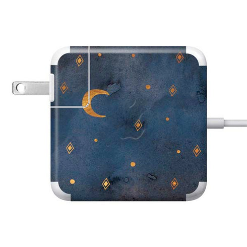 Moon and Stars 85W Power Adapter (15 and 17 inch MacBook Pro Charger) Skin
