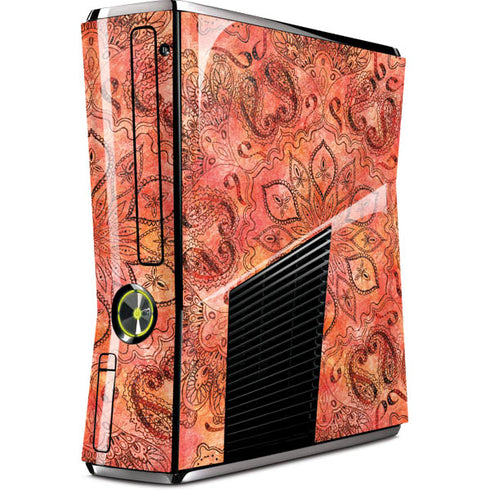 Orange Zen Xbox 360 Slim (2010) Skin