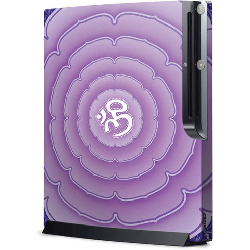 Sanskrit Purple Playstation 3 & PS3 Slim Skin