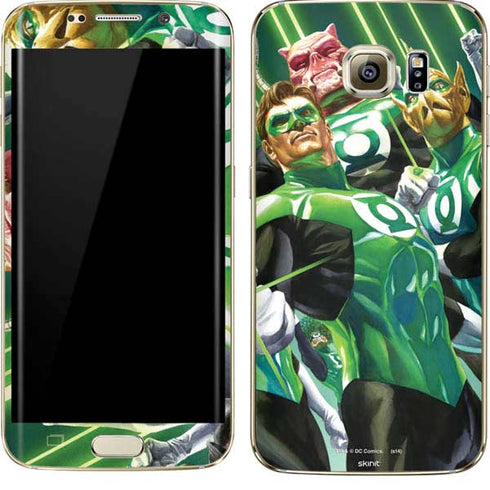 DC Comics Green Lantern Corps Team Art by Alex Ross Galaxy S7 Edge Skin