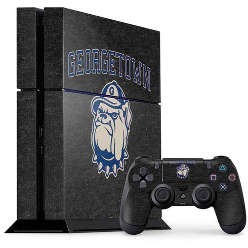 Georgetown University Hoyas Bulldog PlayStation PS4 Skins