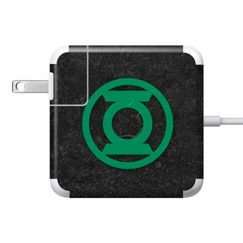 DC Comics Green Lantern Logo Black Background 85W Power Adapter (15 and 17 inch MacBook Pro Charger) Skin