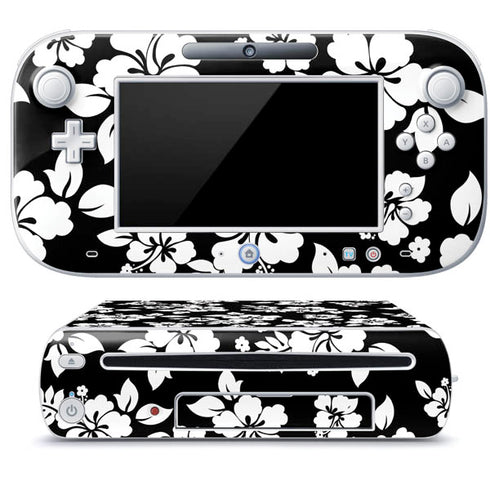 Black and White Wii U (Console + 1 Controller) Skin