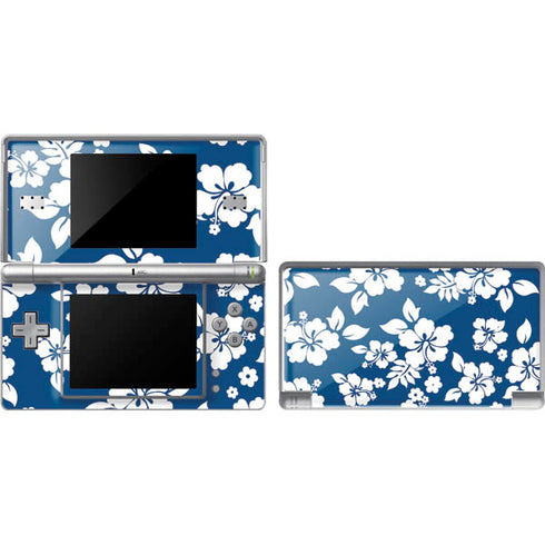 Blue and White DS Lite Skin