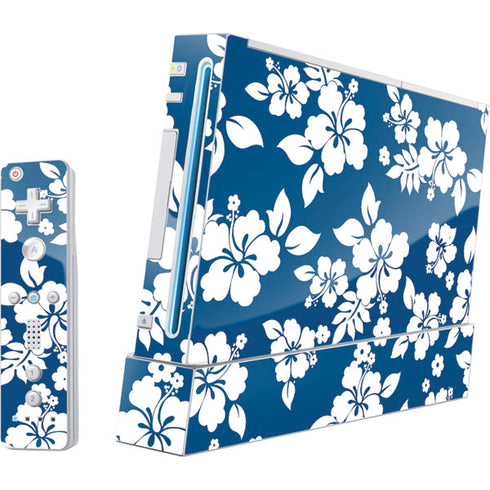 Blue and White Wii (Includes 1 Controller) Skin