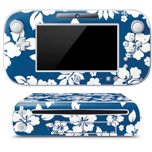 Blue and White Wii U (Console + 1 Controller) Skin