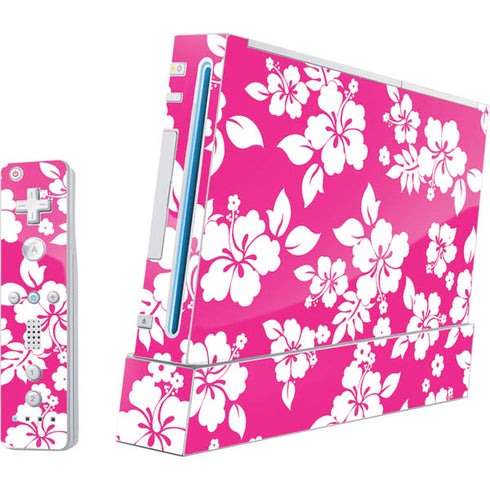 Pink and White Wii (Includes 1 Controller) Skin