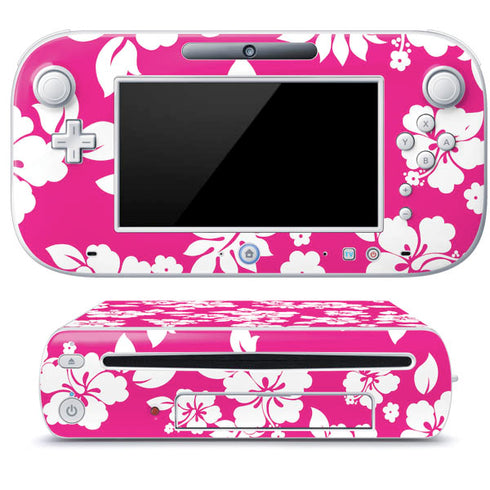 Pink and White Wii U (Console + 1 Controller) Skin