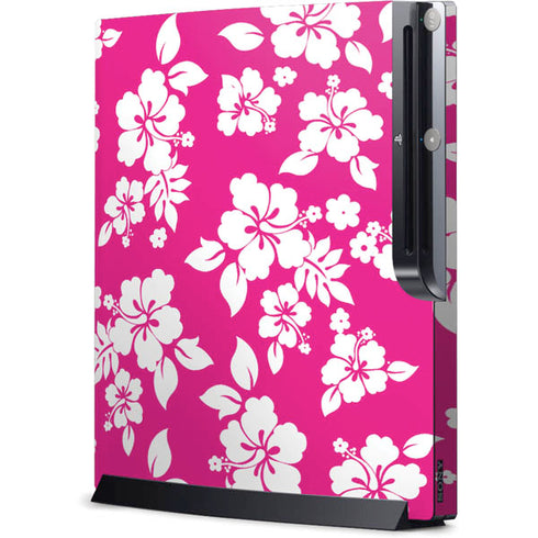 Pink and White Playstation 3 & PS3 Slim Skin