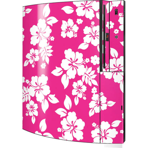 Pink and White Playstation 3 & PS3 Skin