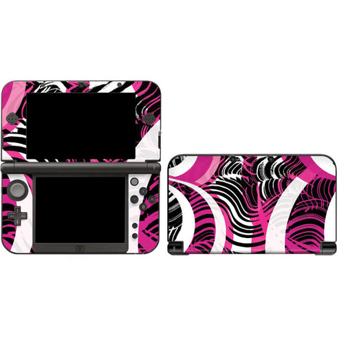 Pink and White Hipster 3DS XL 2015 Skin