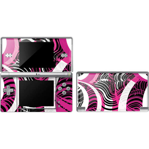 Pink and White Hipster DS Lite Skin