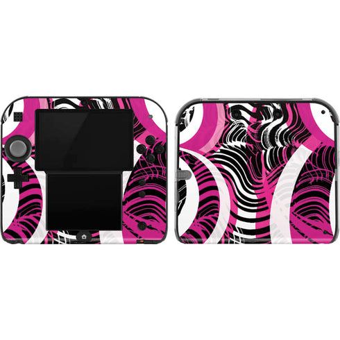Pink and White Hipster Nintendo Skins