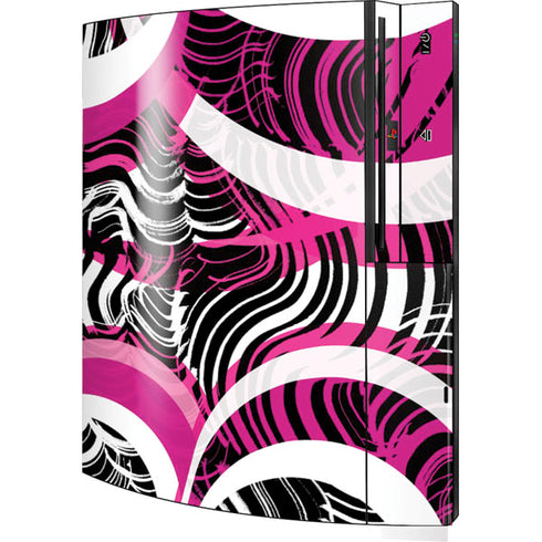 Pink and White Hipster Playstation 3 & PS3 Skin