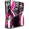 Pink and White Hipster Xbox 360 Slim (2010) Skin