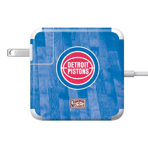 NBA Detroit Pistons Hardwood Classics 85W Power Adapter (15 and 17 inch MacBook Pro Charger) Skin