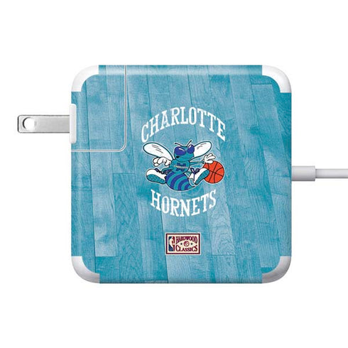 NBA Charlotte Hornets Hardwood Classics 85W Power Adapter (15 and 17 inch MacBook Pro Charger) Skin