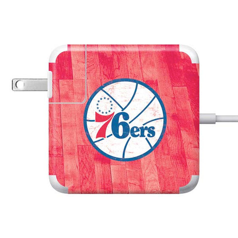 NBA Philadelphia 76ers Hardwood Classics 85W Power Adapter (15 and 17 inch MacBook Pro Charger) Skin