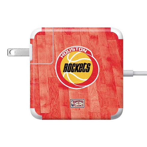 NBA Houston Rockets Hardwood Classics 85W Power Adapter (15 and 17 inch MacBook Pro Charger) Skin