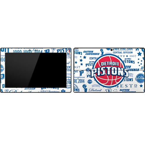NBA Detroit Pistons Historic Blast Surface Pro Tablet Skin