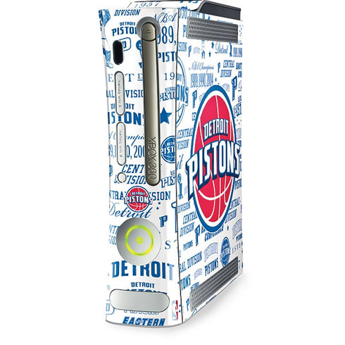 NBA Detroit Pistons Historic Blast Xbox 360 (Includes HDD) Skin